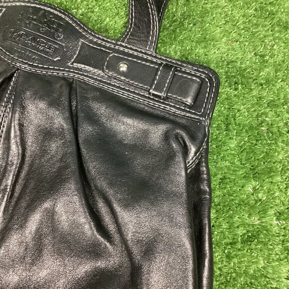 Coach Black Leather Satchel - Vintage - Picture 11 of 11